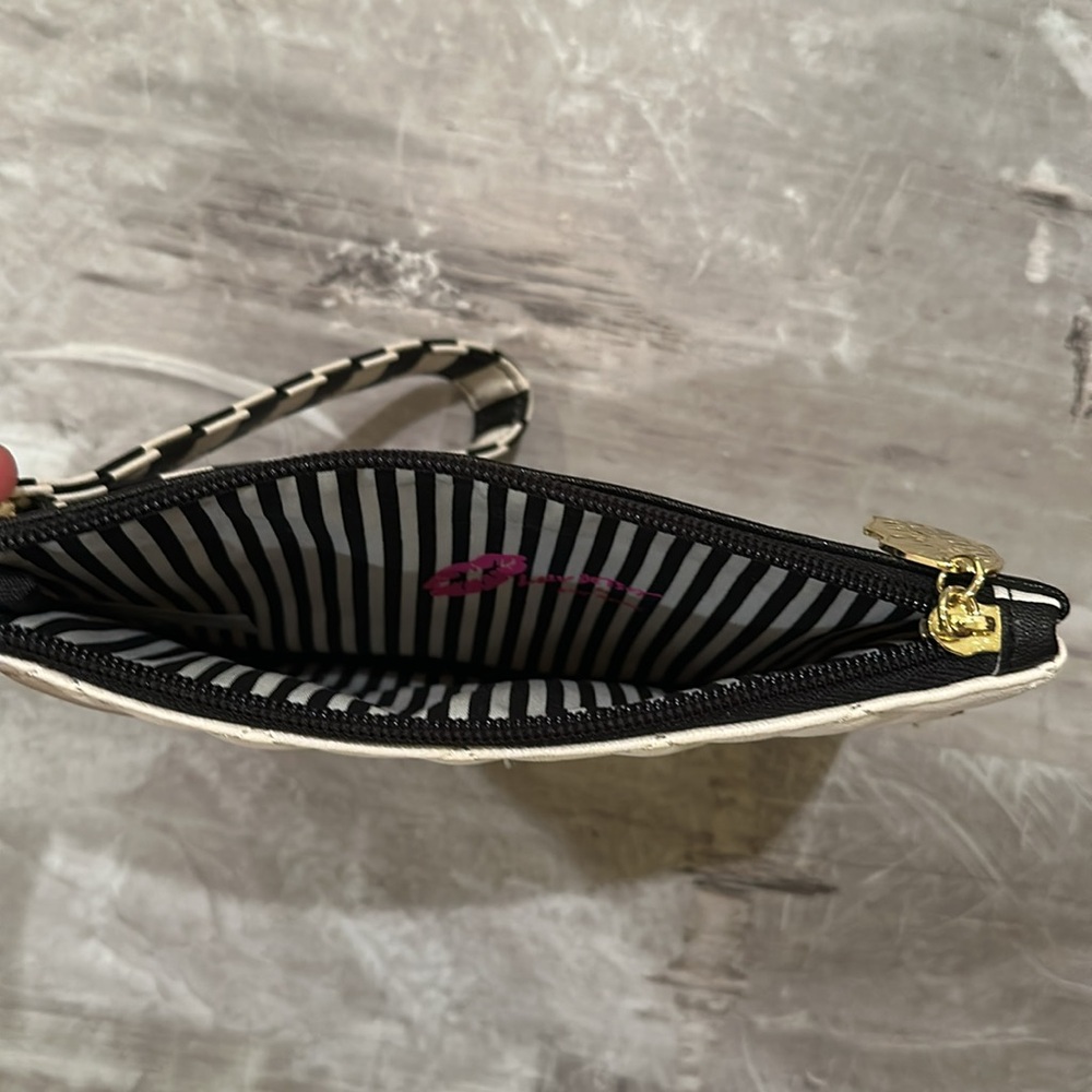 LUV BETSEY by Betsey Johnson "LOV" Glitter Wristlet - Picture 5 of 8